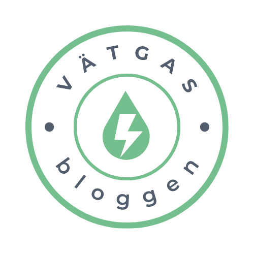 Vätgasbloggen ikon vit och grön