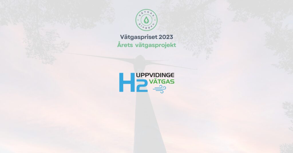 Vätgasmacken i Älghult utsedd till årets vätgasprojekt 2023 av Vätgasbloggens läsare